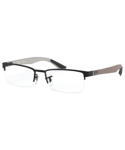 RX8412 Unisex Rectangle Eyeglasses Gunmetal $60.00 Unisex