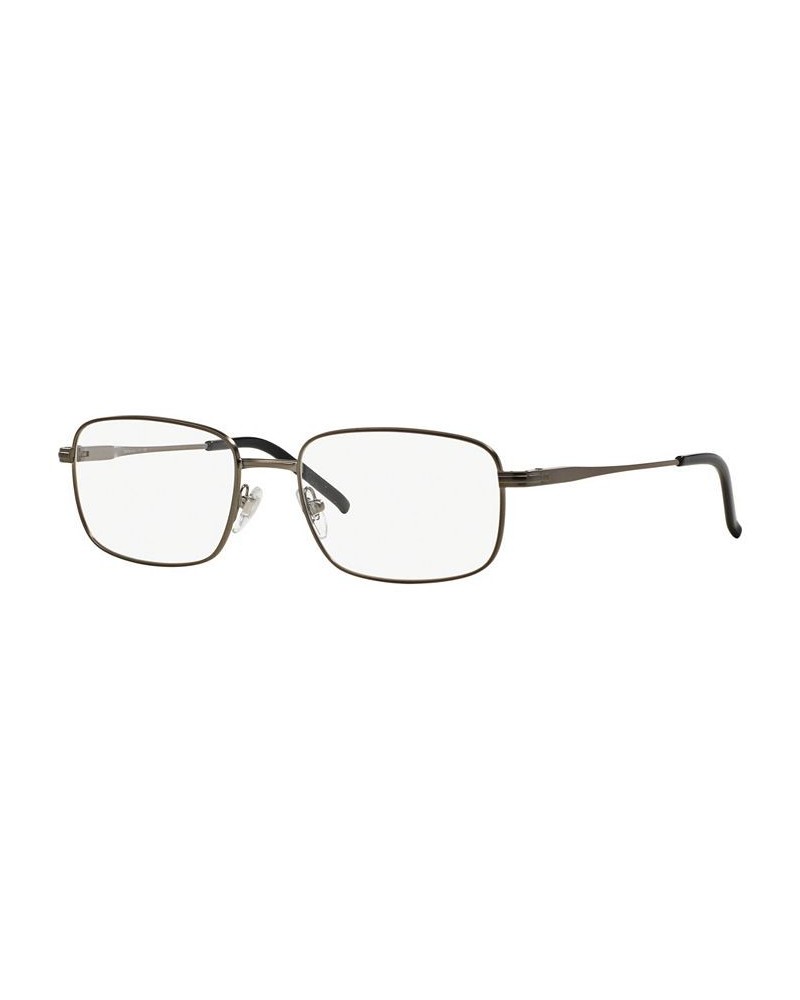 SF2197 Men's Square Eyeglasses Matte Gunmetal $12.48 Mens