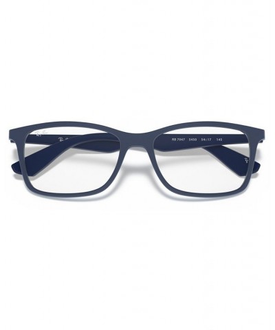 RB7047 Unisex Square Eyeglasses Blue $16.94 Unisex