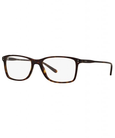 PH2155 Men's Rectangle Eyeglasses Dark Havan $19.20 Mens