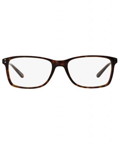 PH2155 Men's Rectangle Eyeglasses Dark Havan $19.20 Mens
