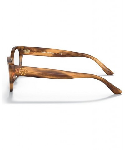 Women's Irregular Eyeglasses TY2123U Honey Wood $37.40 Womens