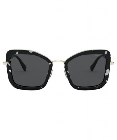 Sunglasses MU 55VS 51 HAVANA BLACK WHITE/DARK GREY $71.58 Unisex