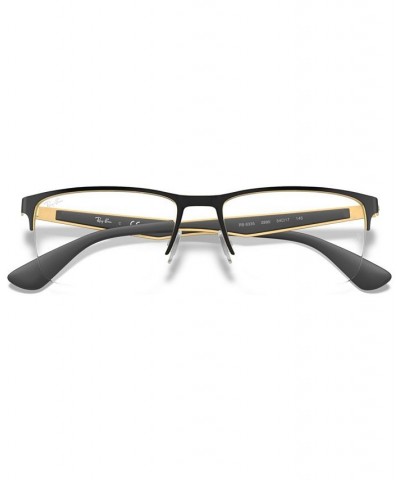 RX6335 Unisex Rectangle Eyeglasses Navy $23.27 Unisex
