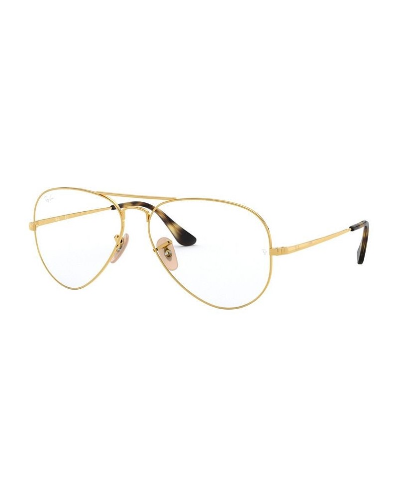 RX6489 Men's Pilot Eyeglasses Silver $23.27 Mens