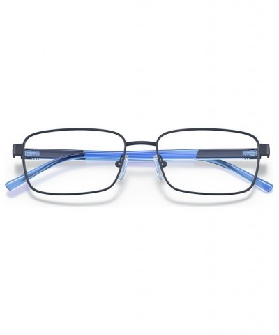 Men's Rectangle Eyeglasses AX105056-O Matte Gray $22.61 Mens
