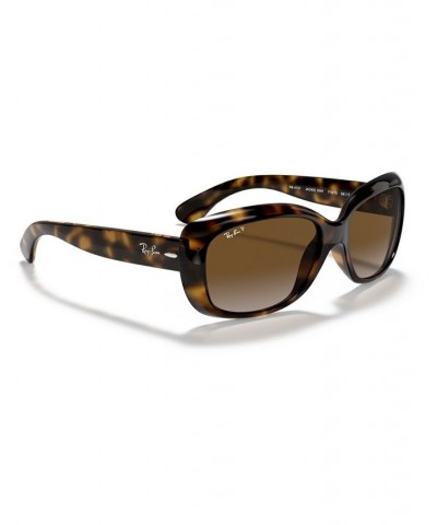 Polarized Sunglasses RB4101 JACKIE OHH LIGHT HAVANA/GREY GRADIENT BROWN POLAR $25.74 Unisex