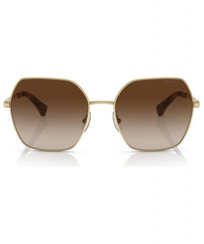 Women's Sunglasses RA413858-Y Shiny Pale Gold-Tone $9.50 Womens