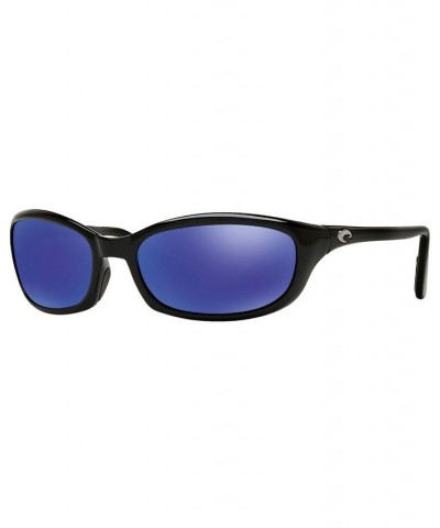 Polarized Sunglasses HARPOONP BLACK SHINY/BLUE POLAR $30.03 Unisex