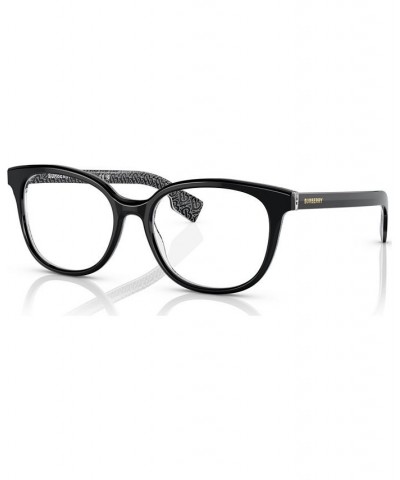 Women's Square Eyeglasses BE229153-O Black/Print Tb/Crystal $67.41 Womens