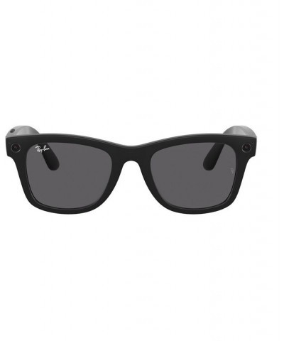 Stories Wayfarer 53 Unisex Smart Glasses Matte Black $38.87 Unisex