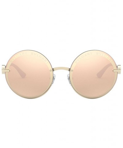 Sunglasses 0BV6149B PALE GOLD/CLEAR MIRROR REAL ROSE GOLD $59.93 Unisex
