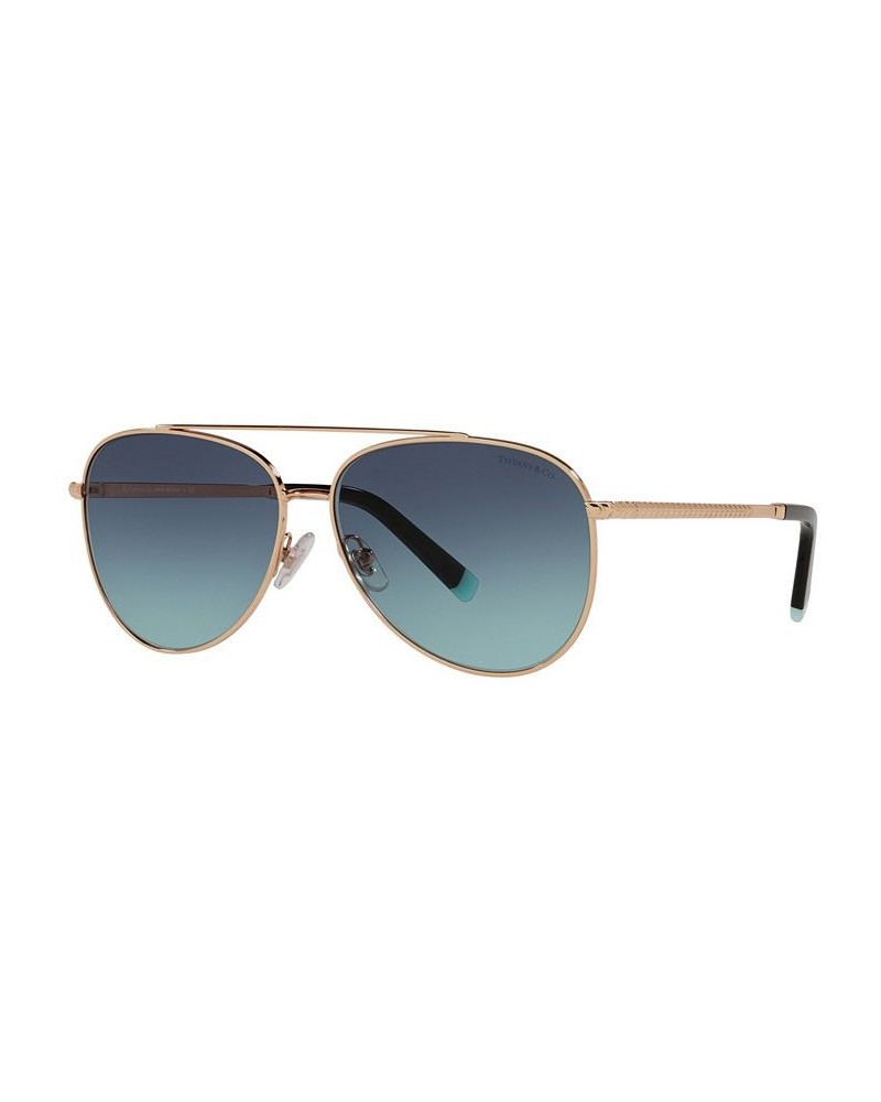 Women's Sunglasses TF3074 59 RUBEDO/AZURE GRADIENT BLUE $50.18 Womens