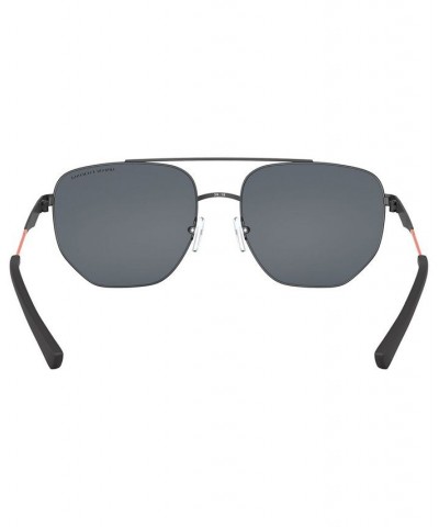 Armani Exchange Men's Sunglasses AX2033S MATTE BLACK/LIGHT GREY MIRROR BLACK $13.00 Mens
