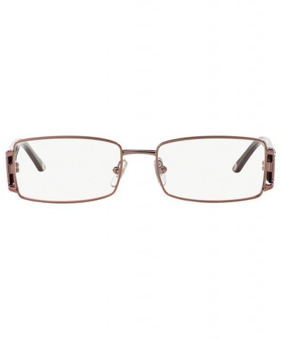 VE1163B Women's Rectangle Eyeglasses Pink Gold $38.48 Womens
