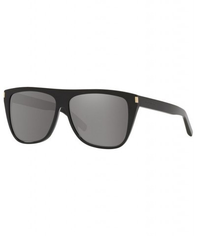 Unisex Sunglasses SL 1K59 Black $42.00 Unisex