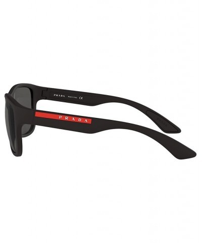 Men's Sunglasses PS 01US 59 GREY RUBBER / GREY MIRROR BLACK $55.86 Mens