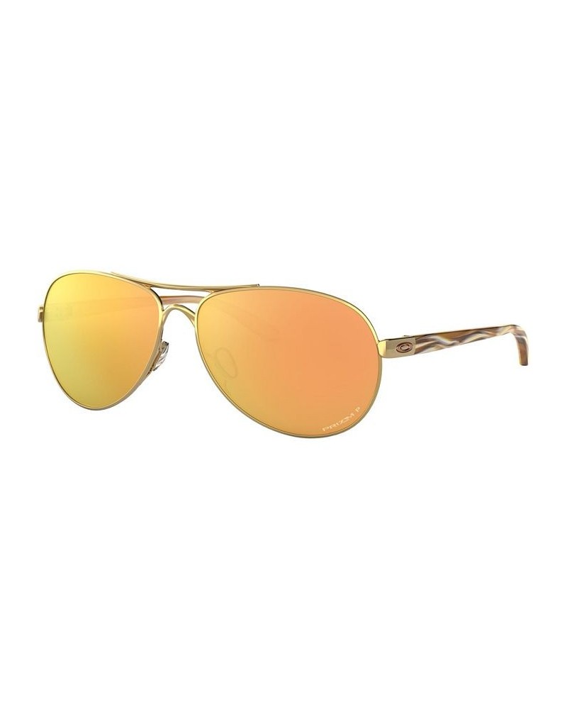 FEEDBACK Polarized Sunglasses OO4079 POLISHED GOLD/PRIZM ROSE GOLD POLARIZED $35.00 Unisex