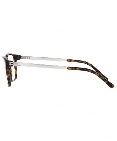 RL6208 Men's Rectangle Eyeglasses Shiny Dark Havana $42.56 Mens