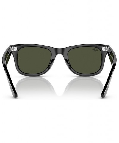 Unisex Sunglasses WAYFARER 50 Black $32.94 Unisex