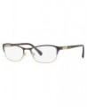 VO4057B Women's Rectangle Eyeglasses Brown Gold $17.93 Womens