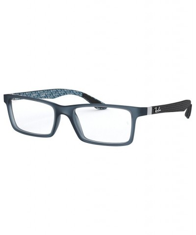 RX8901 Men's Rectangle Eyeglasses Blue $43.20 Mens