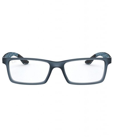 RX8901 Men's Rectangle Eyeglasses Blue $43.20 Mens