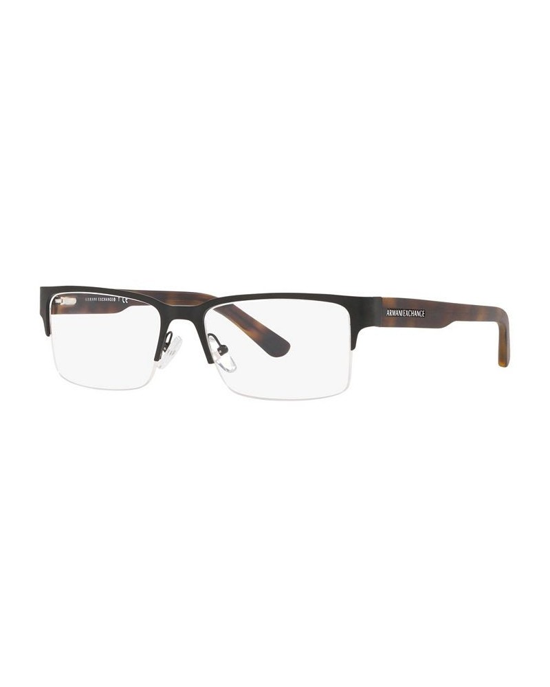Armani Exchange AX1014 Men's Rectangle Eyeglasses Matte Black $10.46 Mens