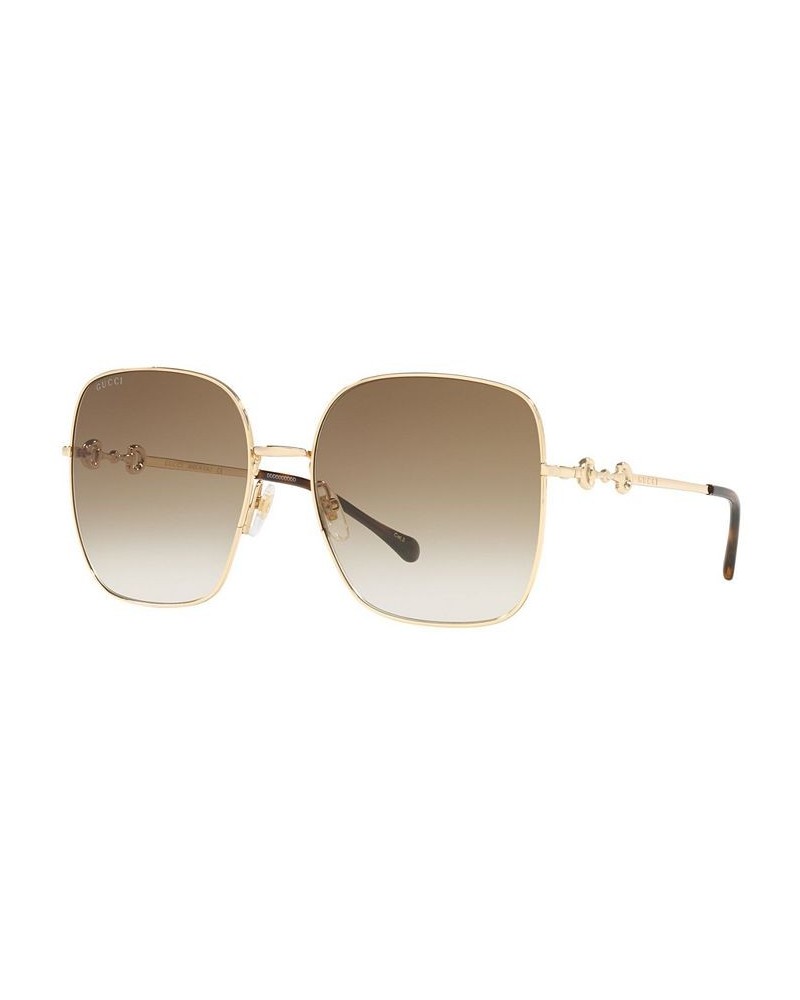 Sunglasses GG0879S 61 GOLD/BROWN $145.60 Unisex