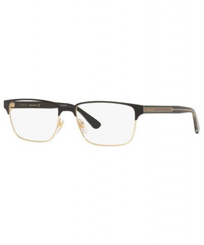 GC001613 Men's Rectangle Eyeglasses Black $108.00 Mens