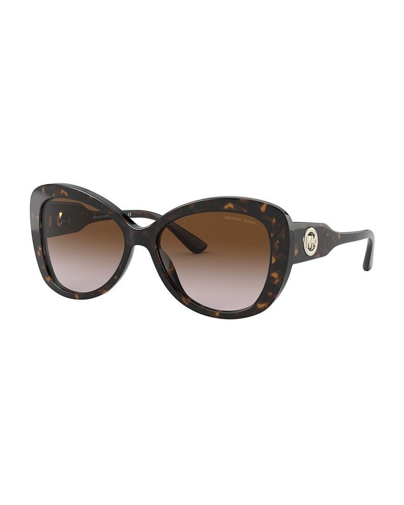 POSITANO Sunglasses MK2120 56 Dark Tort/Brown Gradient $41.34 Unisex