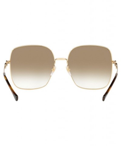 Sunglasses GG0879S 61 GOLD/BROWN $145.60 Unisex