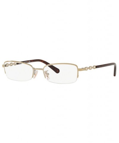 HC5097 Women's Rectangle Eyeglasses Lite Gold $62.70 Womens