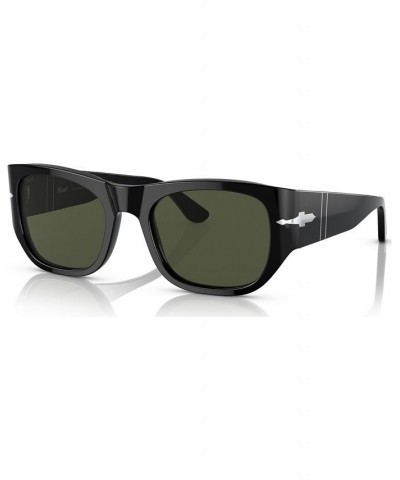 Unisex Sunglasses 0PO3308S953154W Black $53.60 Unisex