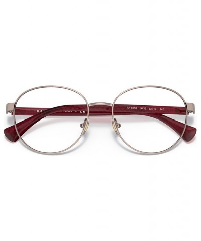 Women's Round Eyeglasses RA6050 Shiny Rose Gold-Tone $24.86 Womens