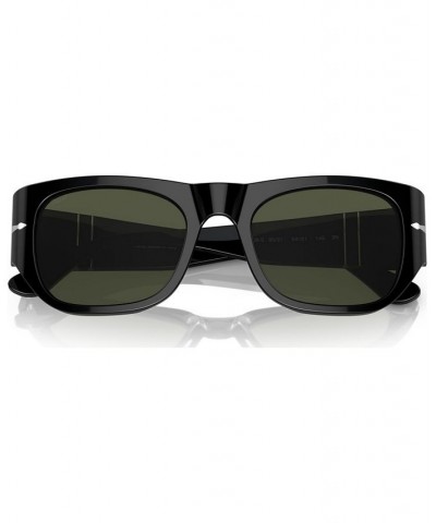 Unisex Sunglasses 0PO3308S953154W Black $53.60 Unisex