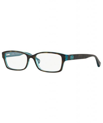 HC6040 Women's Rectangle Eyeglasses Dark Torto $43.89 Womens