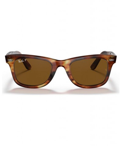 Polarized Sunglasses RB2140 ORIGINAL WAYFARER TORTOISE/BROWN POLAR $48.99 Unisex