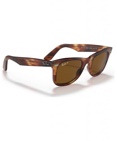 Polarized Sunglasses RB2140 ORIGINAL WAYFARER TORTOISE/BROWN POLAR $48.99 Unisex