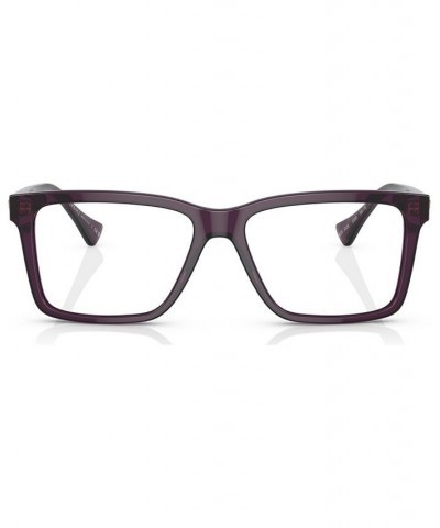 Men's Rectangle Eyeglasses VE332854-O Transparent Gray $46.08 Mens