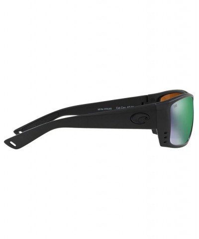 Polarized Sunglasses CAT CAY POLARIZED 61 BLACK BLACK/GREEN MIR POL $47.69 Unisex