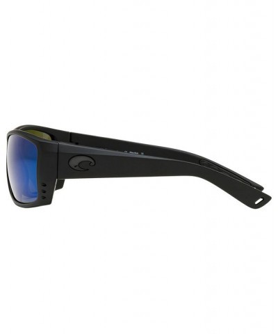Polarized Sunglasses CAT CAY 61P BLACK BLACK/ BLUE MIRROR POLAR $67.77 Unisex