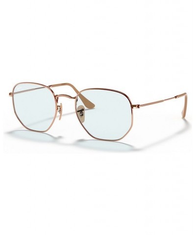 Sunglasses RB3548N HEXAGONAL EVOLVE COPPER / EVOLVE LIGHT BLUE $18.91 Unisex