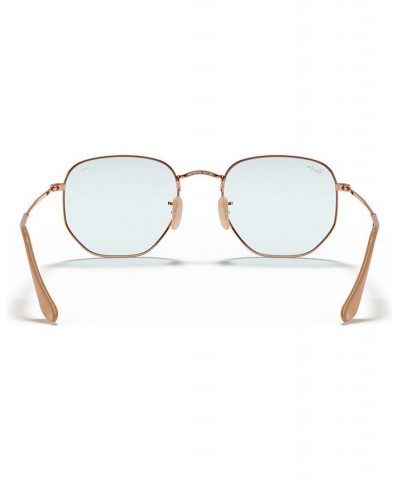 Sunglasses RB3548N HEXAGONAL EVOLVE COPPER / EVOLVE LIGHT BLUE $18.91 Unisex