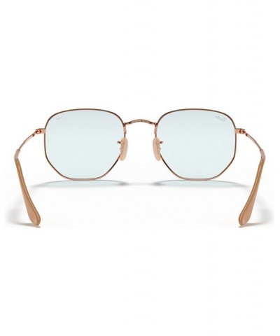 Sunglasses RB3548N HEXAGONAL EVOLVE COPPER / EVOLVE LIGHT BLUE $18.91 Unisex