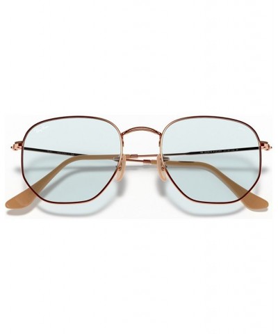 Sunglasses RB3548N HEXAGONAL EVOLVE COPPER / EVOLVE LIGHT BLUE $18.91 Unisex