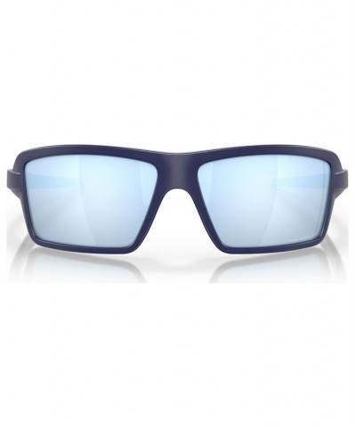 Men's Polarized Sunglasses OO9129-1363 Matte Navy $55.10 Mens