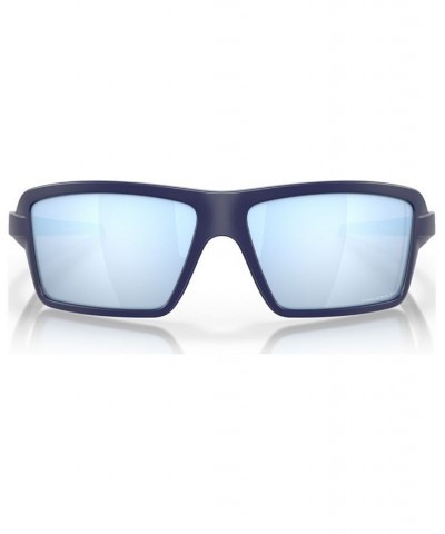 Men's Polarized Sunglasses OO9129-1363 Matte Navy $55.10 Mens