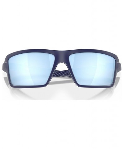 Men's Polarized Sunglasses OO9129-1363 Matte Navy $55.10 Mens