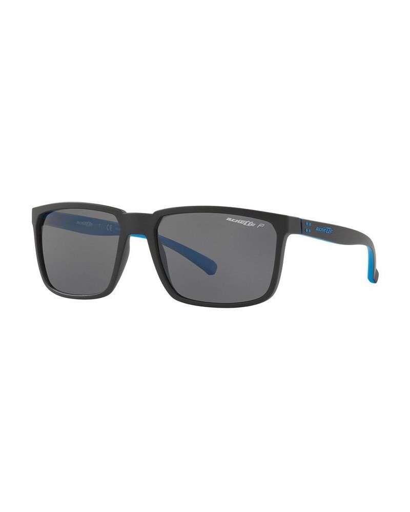 Polarized Sunglasses AN4251 58 STRIPE MATTE BLACK / POLAR GREY $21.62 Unisex